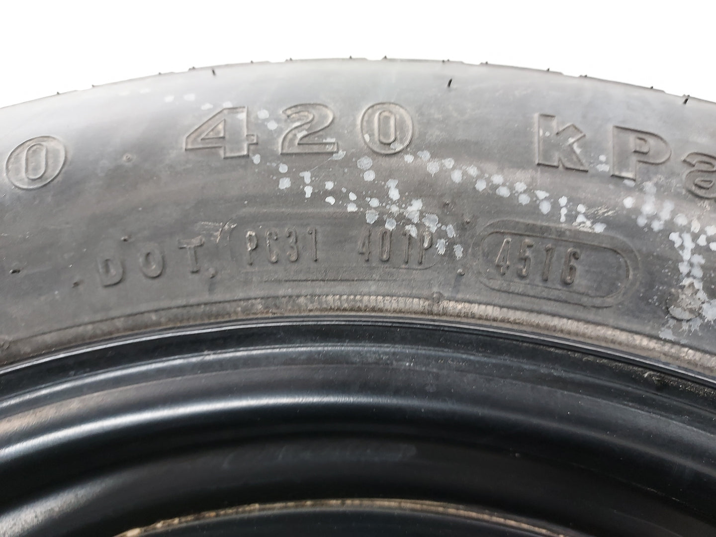Dodge Caravan Spare Donut Tire Wheel Rim Oem 1420773 - Oemusedautoparts1.com