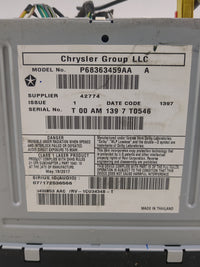 2017 Dodge Caravan Radio AM FM Cd Player Receiver Replacement P/N:P68363459AA Fits Fits 2012 2013 2014 2015 2016 2018 2019 2