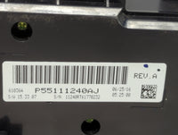 2017 Dodge Caravan Climate Control Module Temperature AC/Heater Replacement P/N:P55111240AJ Fits OEM Used Auto Parts - Oemus