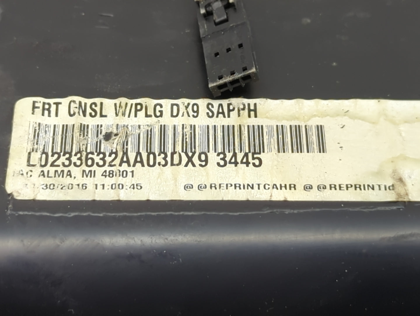 2017 Dodge Caravan Overhead Roof Console - Oemusedautoparts1.com