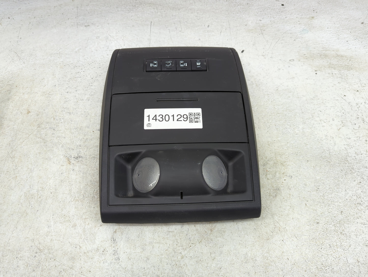 2017 Dodge Caravan Overhead Console W/rear Climate Control Black - Oemusedautoparts1.com