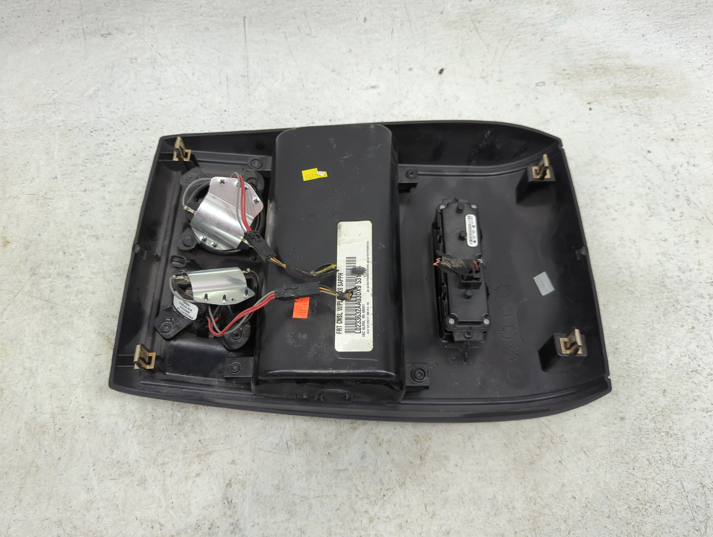 2017 Dodge Caravan Overhead Console W/rear Climate Control Black - Oemusedautoparts1.com