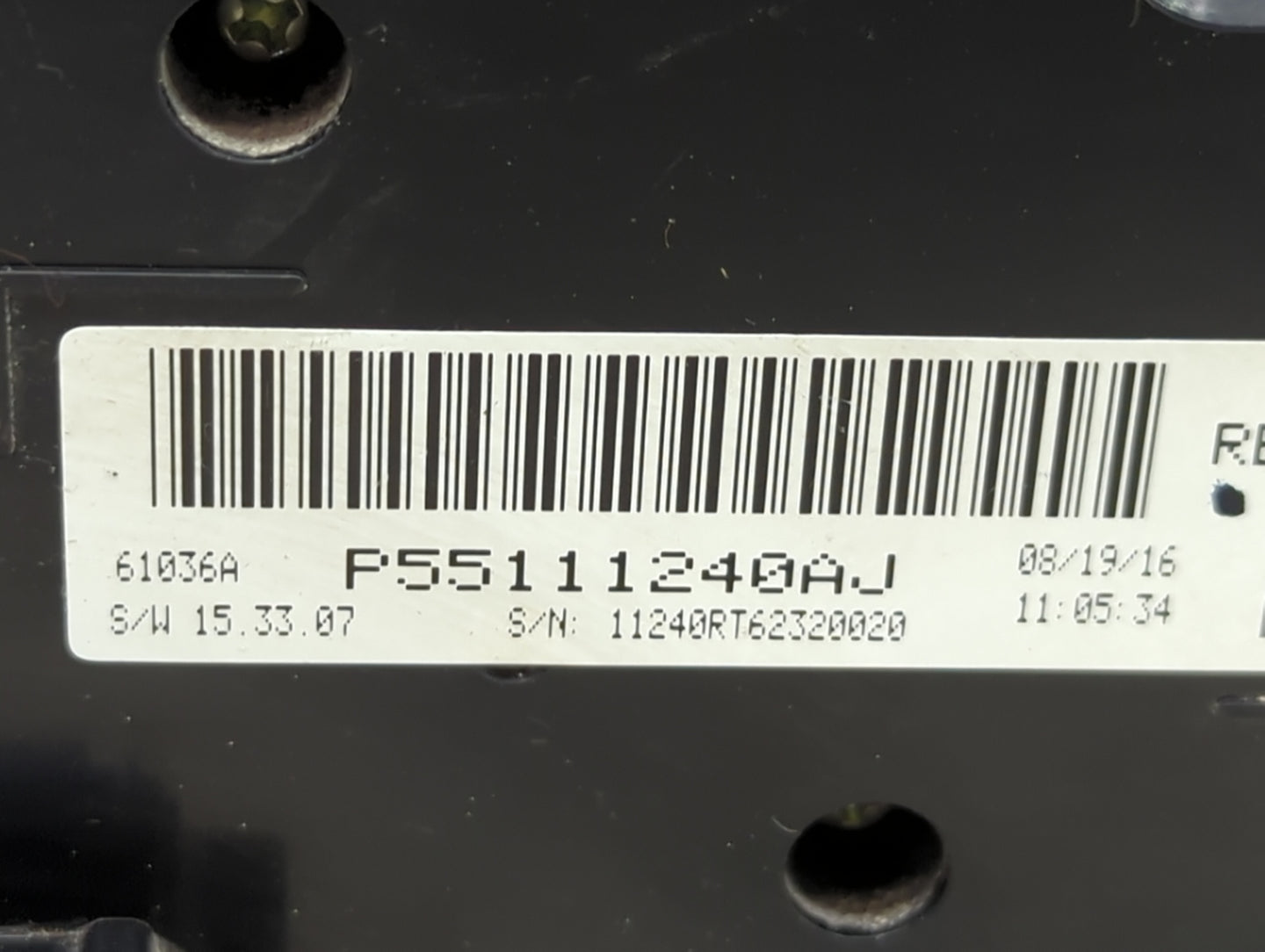 2017 Dodge Caravan Climate Control Module Temperature AC/Heater Replacement P/N:P55111240AJ Fits OEM Used Auto Parts - Oemus