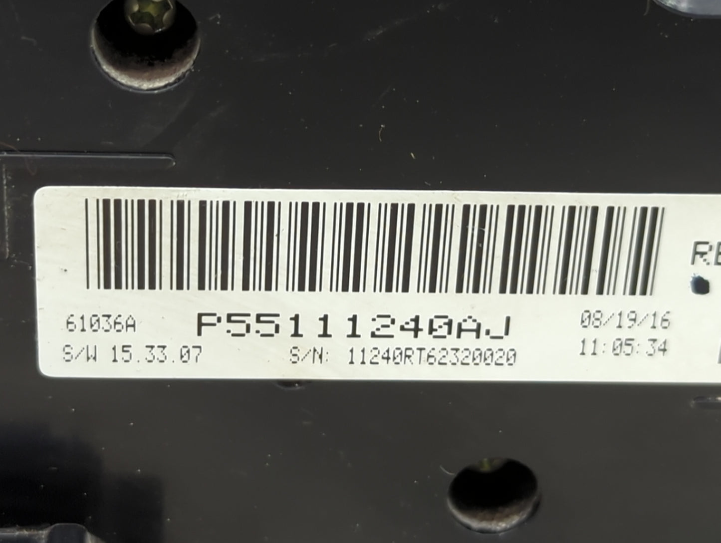 2017 Dodge Caravan Climate Control Module Temperature AC/Heater Replacement P/N:P55111240AJ Fits OEM Used Auto Parts - Oemus