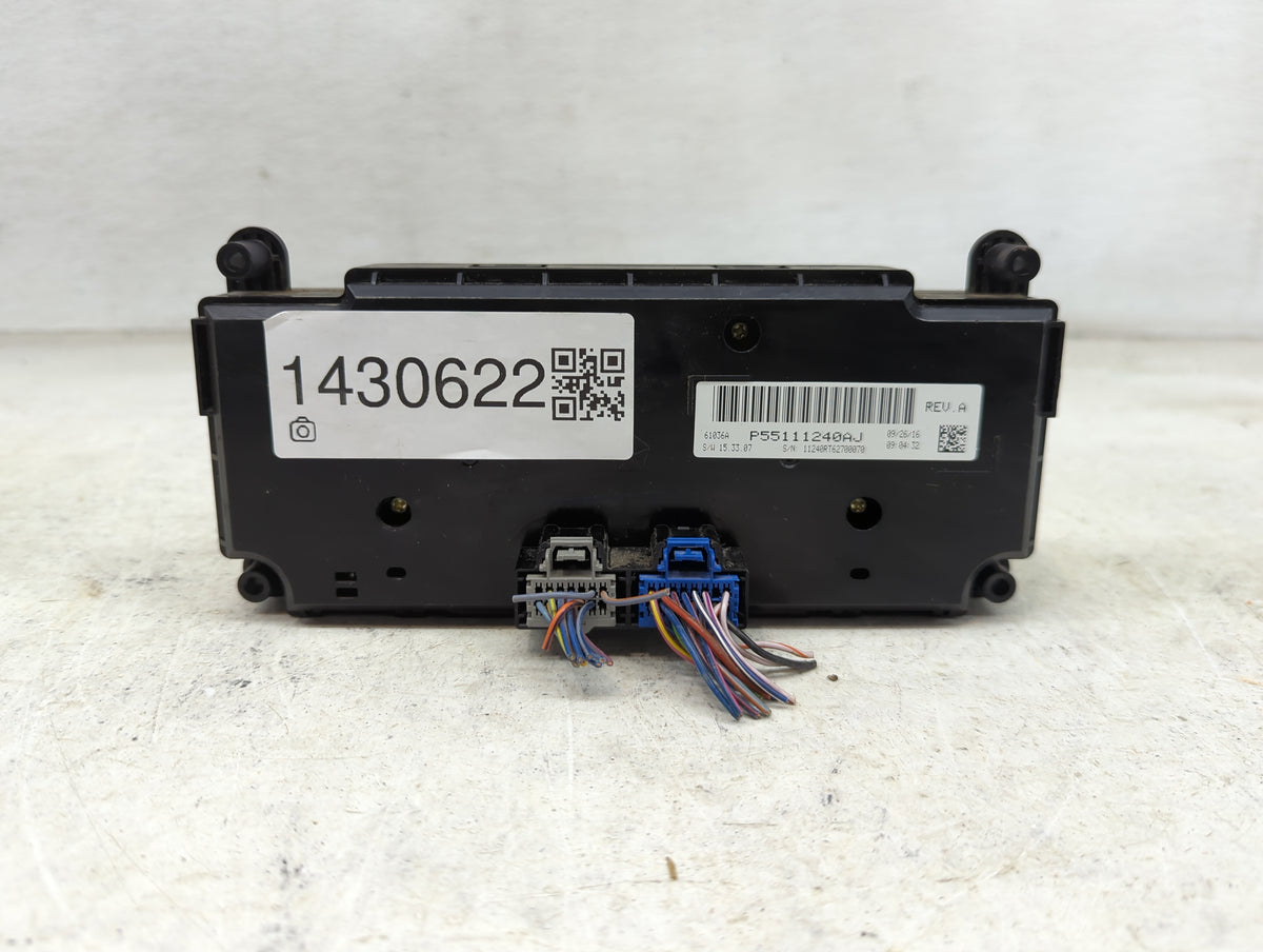 2017 Dodge Caravan Climate Control Module Temperature AC/Heater Replacement P/N:P55111240AJ Fits OEM Used Auto Parts - Oemus