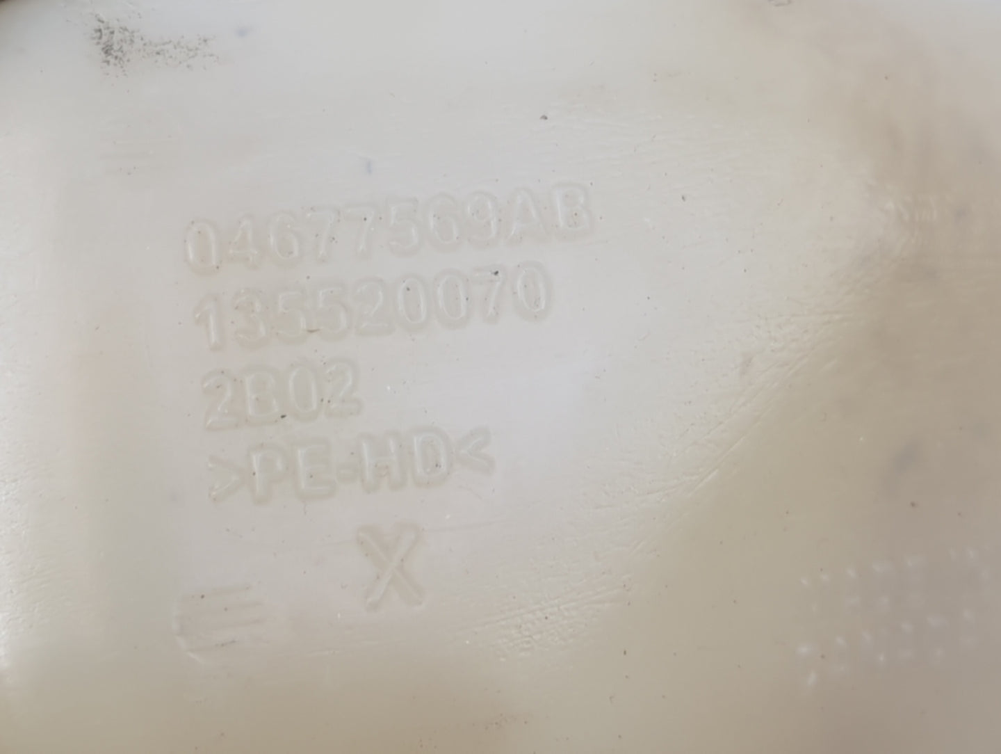Dodge Caravan Radiator Coolant Overflow Expansion Tank Bottle White - Oemusedautoparts1.com