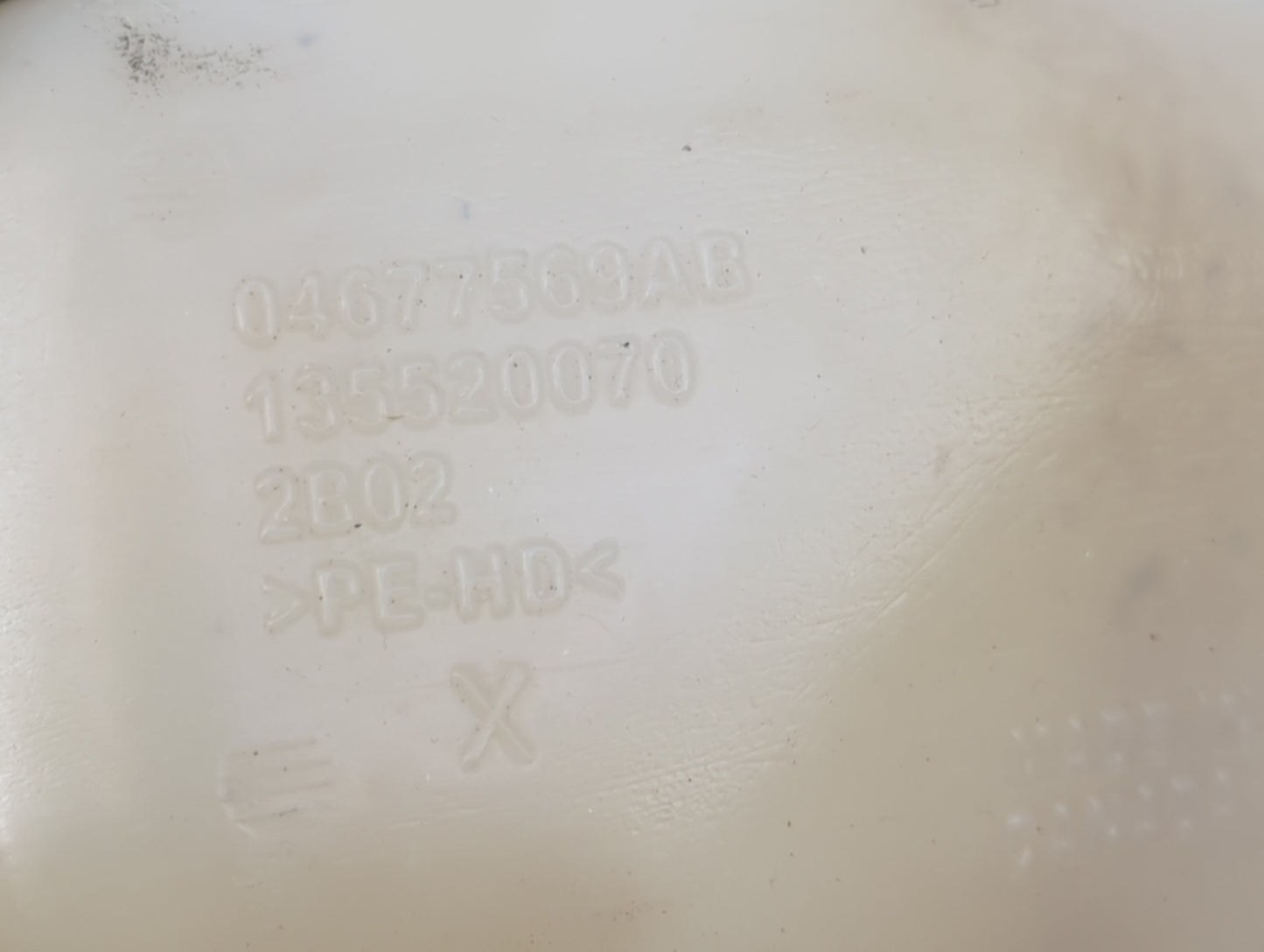 Dodge Caravan Radiator Coolant Overflow Expansion Tank Bottle White - Oemusedautoparts1.com