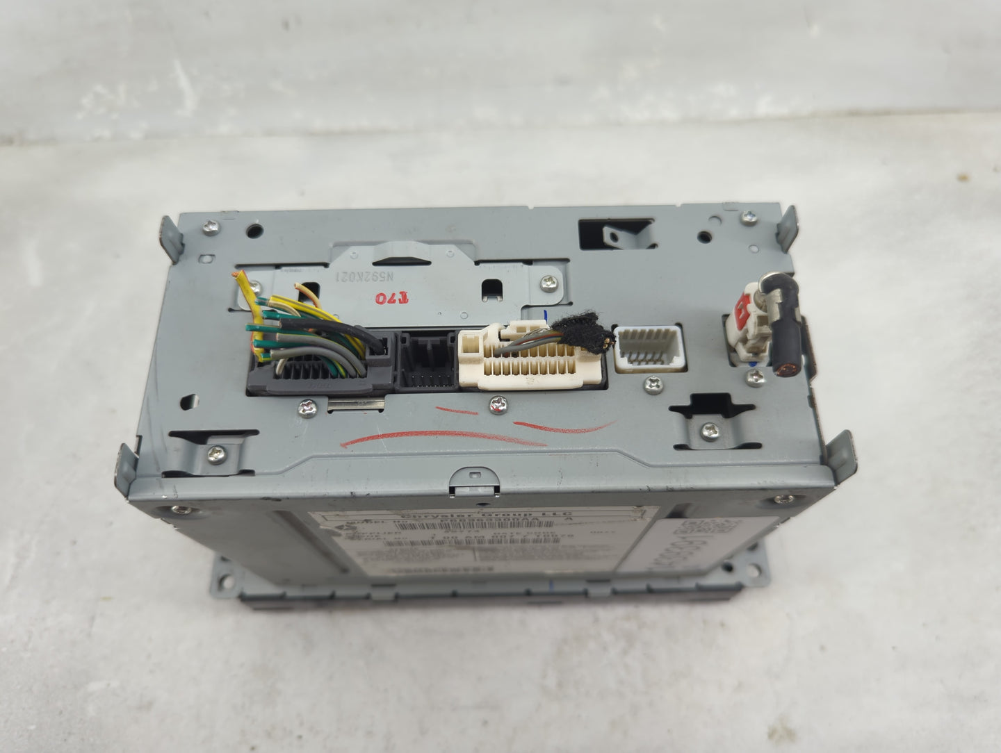 2017 Dodge Caravan Radio AM FM Cd Player Receiver Replacement P/N:P68363300AA Fits Fits 2012 2013 2014 2015 2016 2018 2019 2