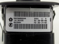 2017 Dodge Caravan Master Power Window Switch Replacement Driver Side Left P/N:68298866AA Fits Fits 2016 2018 2019 2020 OEM 
