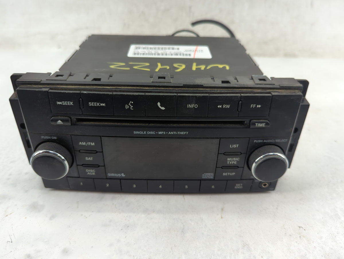 2017 Dodge Caravan Radio AM FM Cd Player Receiver Replacement P/N:P05091258AC Fits Fits 2012 2013 2014 2015 2016 2018 2019 2