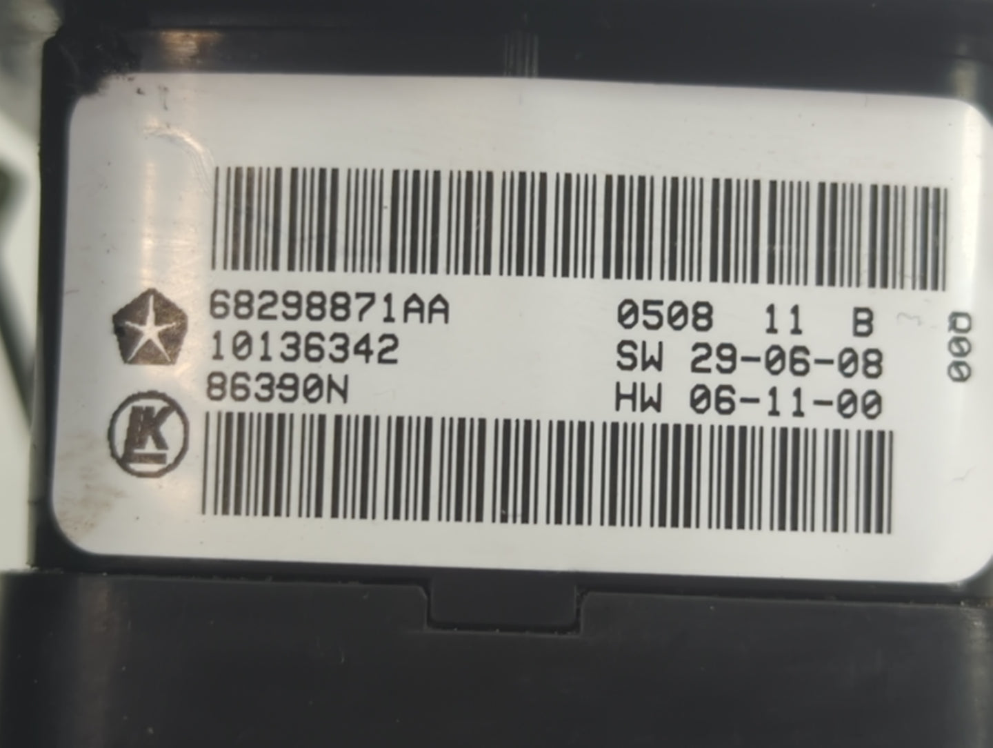 2017 Dodge Caravan Master Power Window Switch Replacement Driver Side Left P/N:68298871AA 10136342 Fits OEM Used Auto Parts 