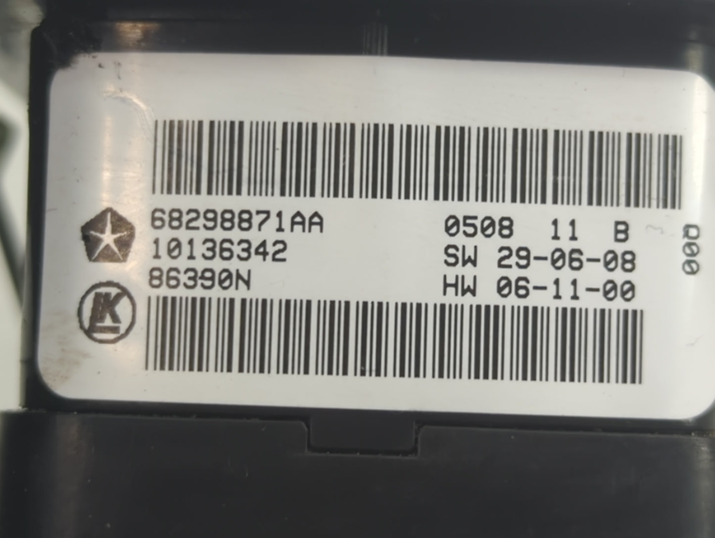 2017 Dodge Caravan Master Power Window Switch Replacement Driver Side Left P/N:68298871AA 10136342 Fits OEM Used Auto Parts 