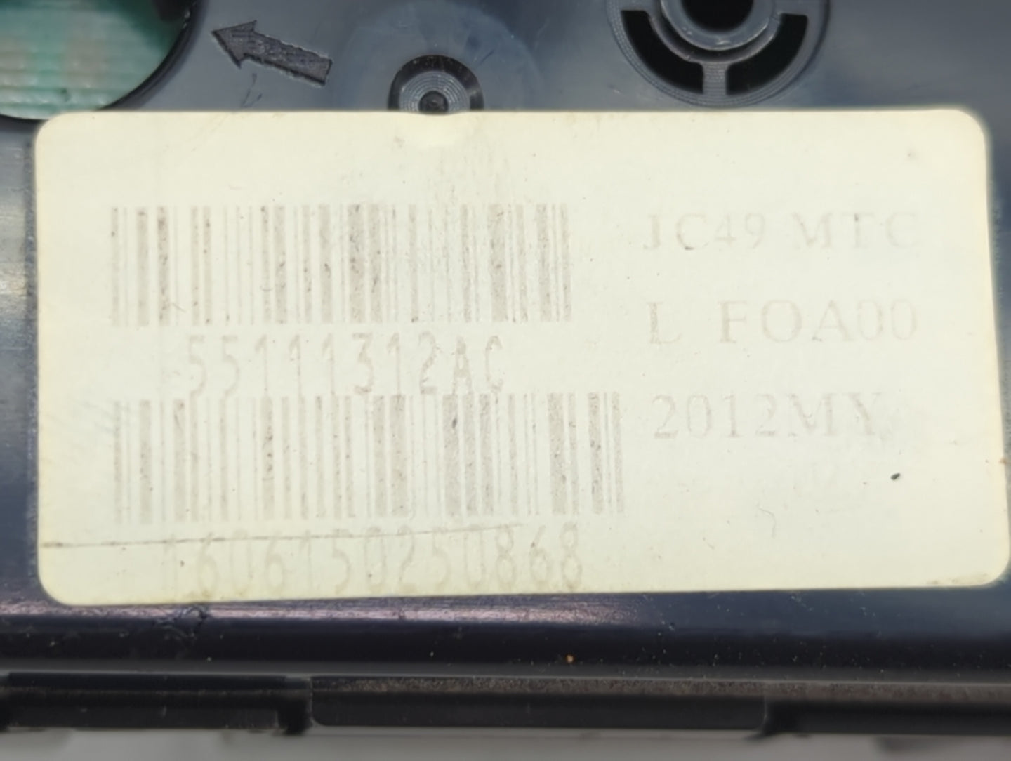 2017 Dodge Caravan Climate Control Module Temperature AC/Heater Replacement P/N:55111312AC Fits OEM Used Auto Parts - Oemuse