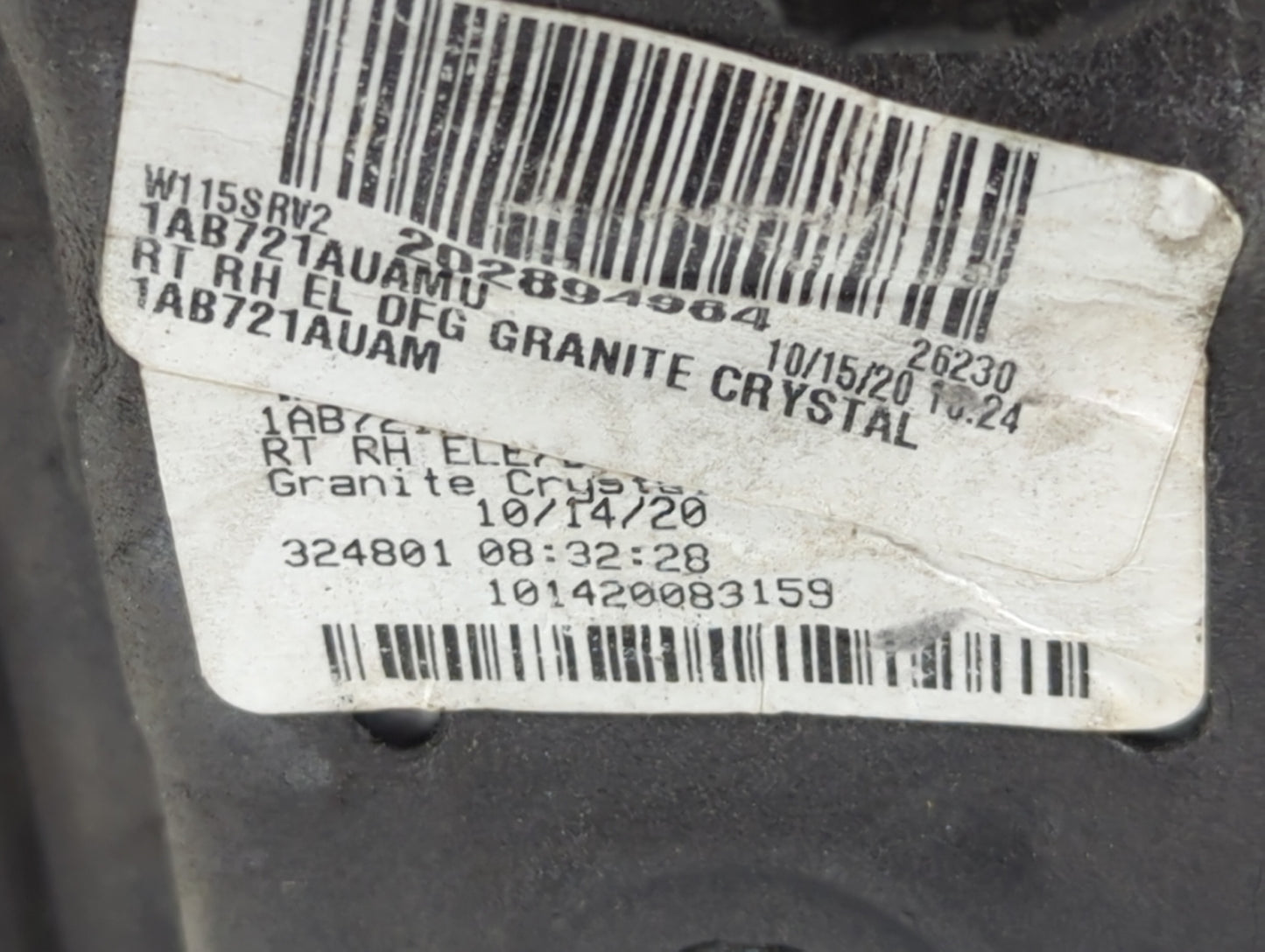 2017 Dodge Caravan Passenger Side View Mirror - Right Door Mirror OEM Used - Oemusedautoparts1.com
