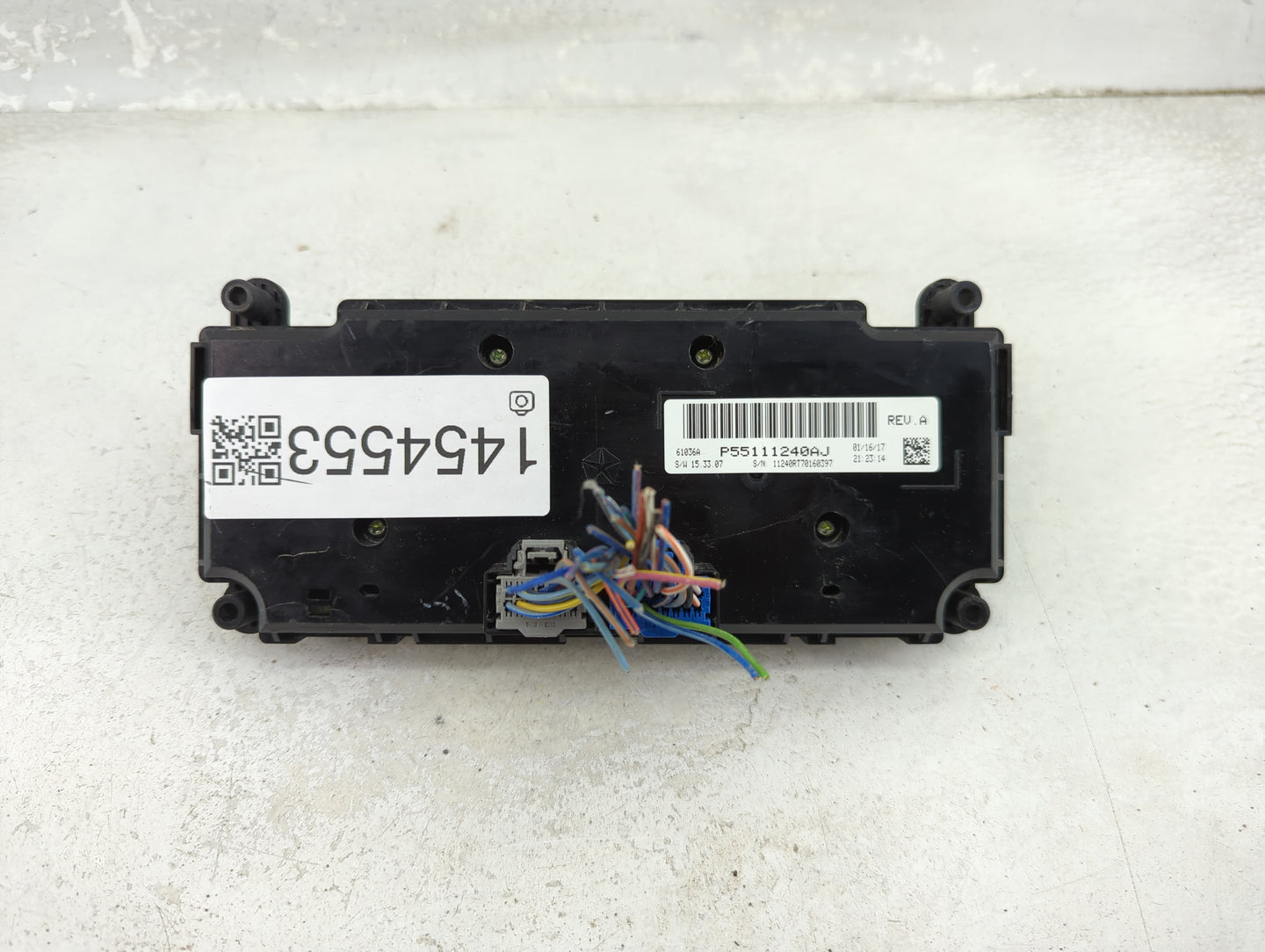 2017 Dodge Caravan Climate Control Module Temperature AC/Heater Replacement P/N:P55111240AJ Fits OEM Used Auto Parts - Oemus