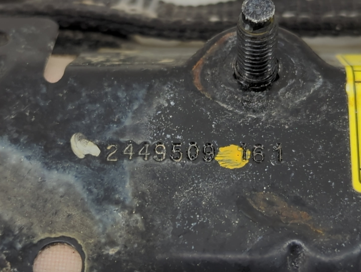 2017 Dodge Caravan Air Bag Driver Left Knee OEM P/N:2449509 161 Fits OEM Used Auto Parts - Oemusedautoparts1.com