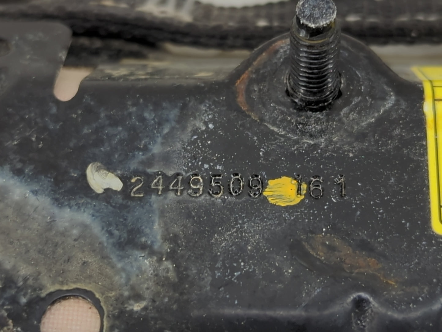 2017 Dodge Caravan Air Bag Driver Left Knee OEM P/N:2449509 161 Fits OEM Used Auto Parts - Oemusedautoparts1.com