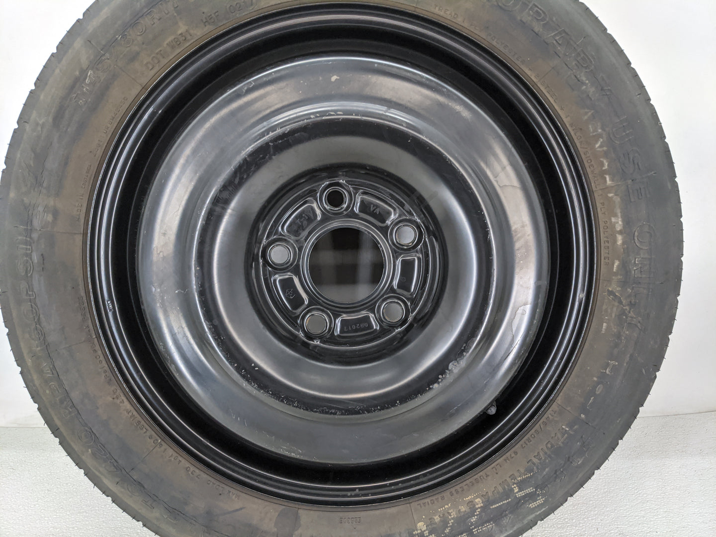 Dodge Caravan Spare Donut Tire Wheel Rim Oem 1461509 - Oemusedautoparts1.com