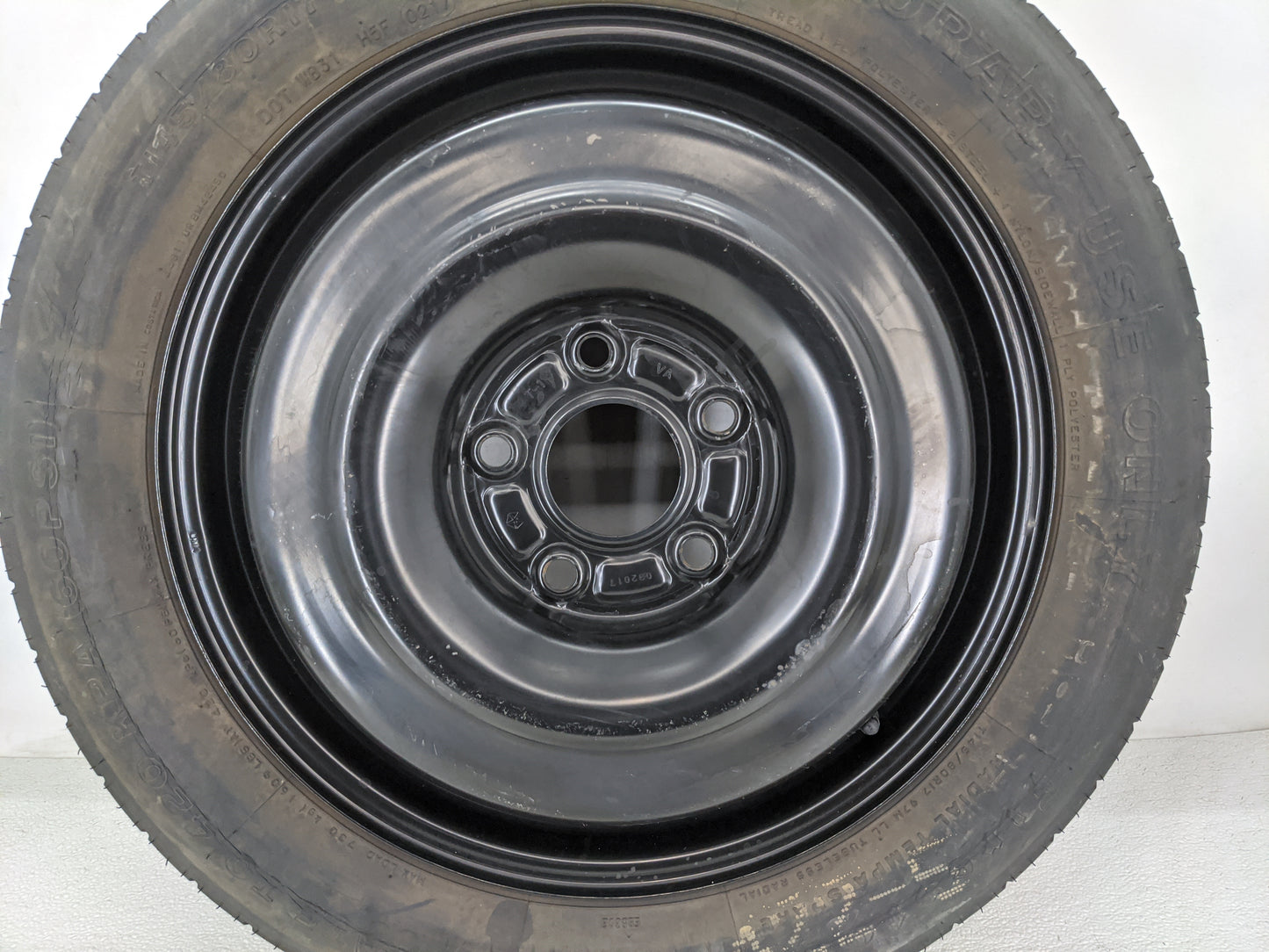 Dodge Caravan Spare Donut Tire Wheel Rim Oem 1461509 - Oemusedautoparts1.com