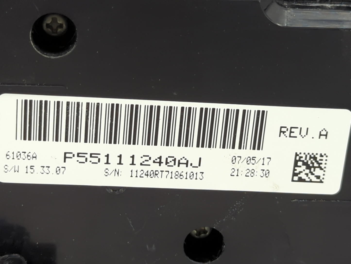 2017 Dodge Caravan Climate Control Module Temperature AC/Heater Replacement P/N:P55111240AJ Fits OEM Used Auto Parts - Oemus