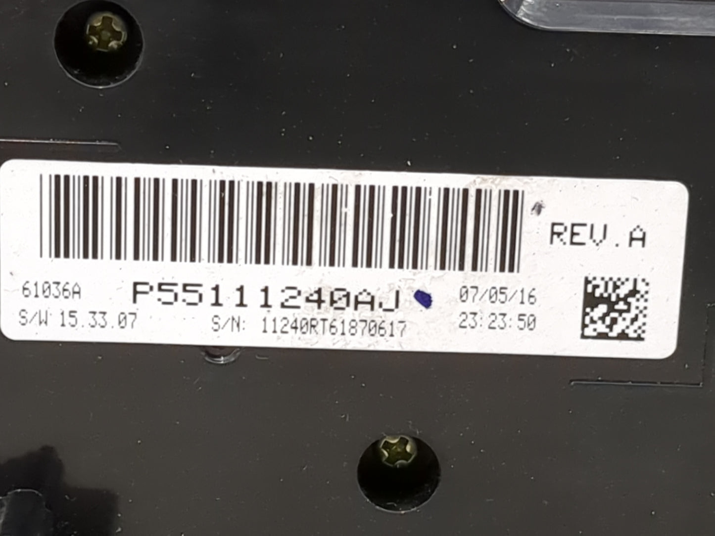 2017 Dodge Caravan Climate Control Module Temperature AC/Heater Replacement P/N:P55111240AJ Fits OEM Used Auto Parts - Oemus
