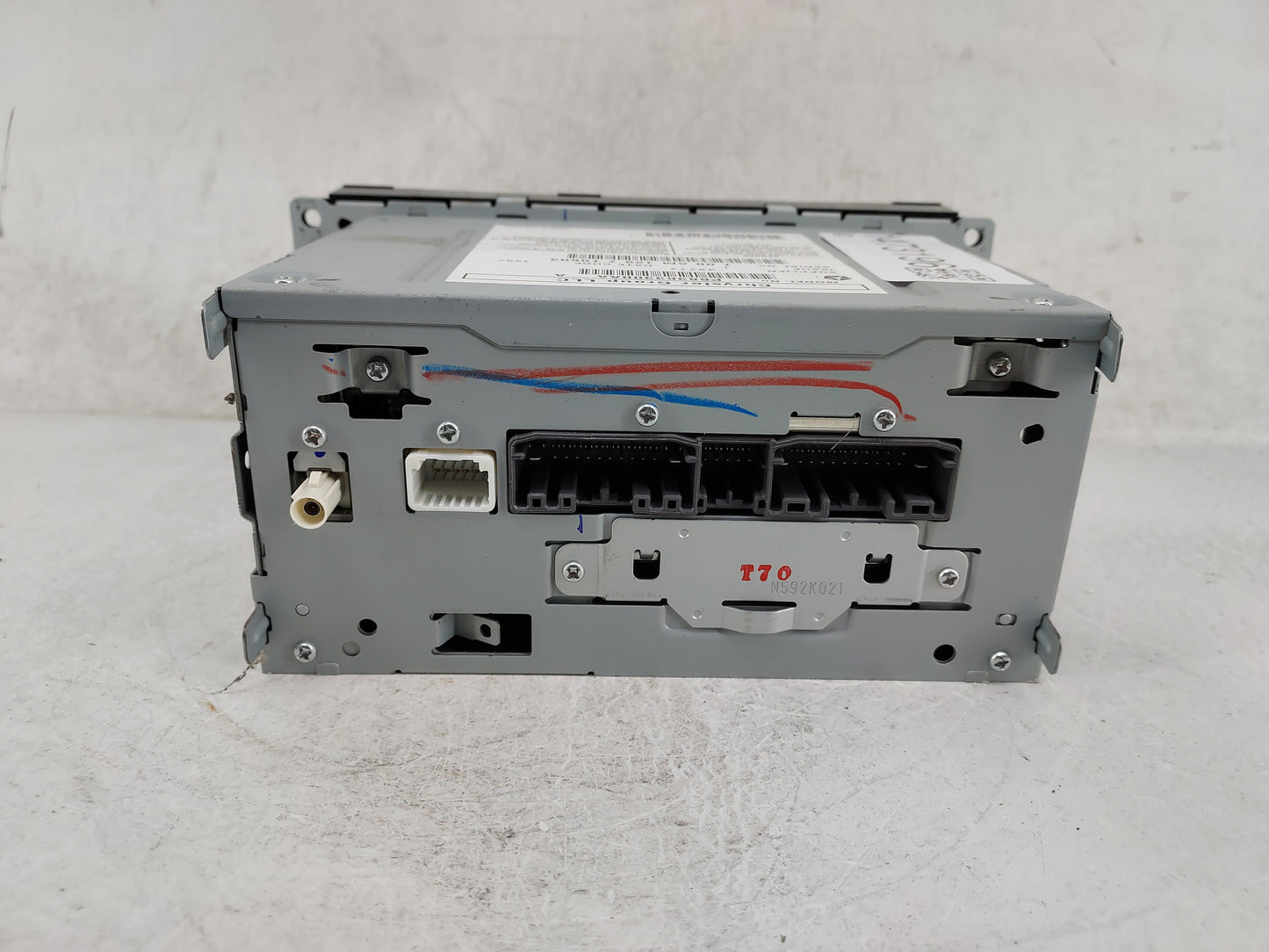 2017 Dodge Caravan Radio AM FM Cd Player Receiver Replacement P/N:P68363300AA Fits Fits 2012 2013 2014 2015 2016 2018 2019 2
