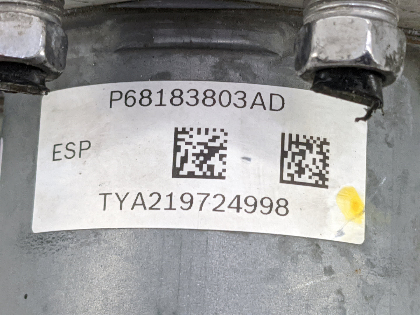 2017 Dodge Caravan ABS Pump Control Module Replacement P/N:P68183803AD TYA219724998 Fits Fits 2015 2016 2018 2019 2020 OEM U