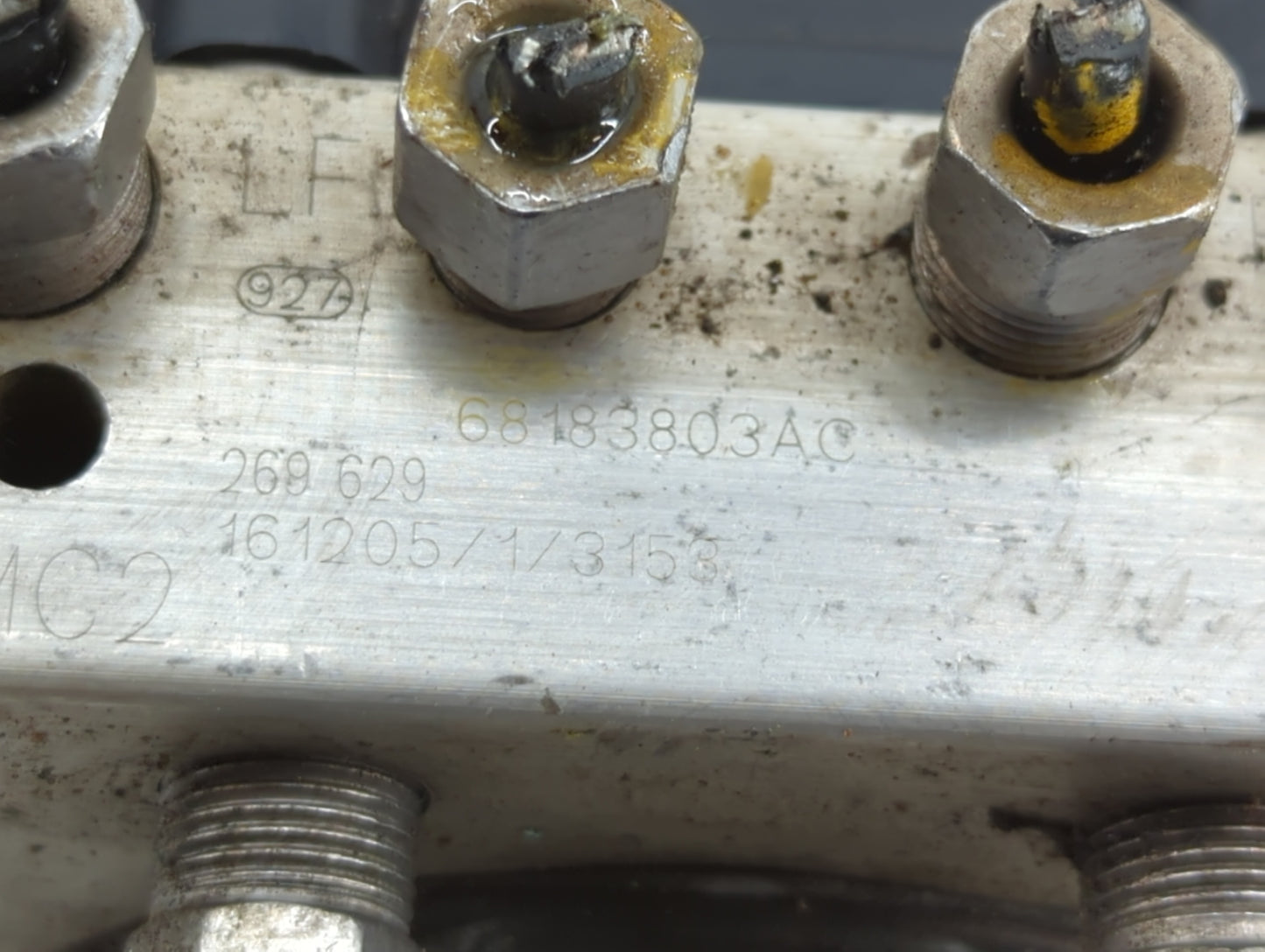 2017 Dodge Caravan ABS Pump Control Module Replacement P/N:68183803AC 68443867AA, P68183803AD, 68183803AD Fits Fits 2015 201