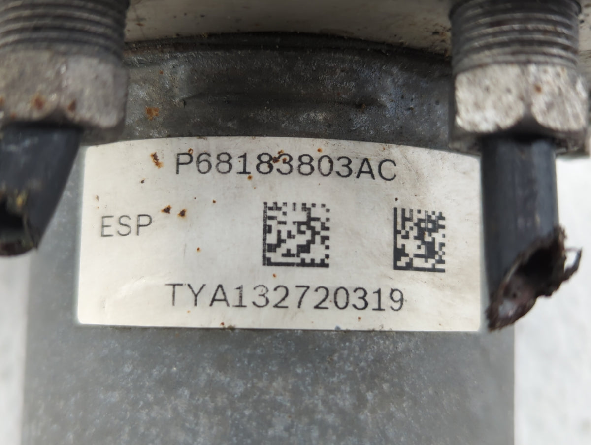 2017 Dodge Caravan Anti-Lock Brake ABS Pump Module Actuator OEM P/N:68183803AC P68183803AC Fits Fits 2015 2016 2018 2019 202