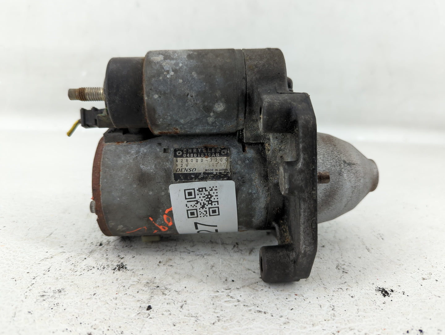 2017 Dodge Caravan Car Starter Motor Solenoid OEM P/N:428000-7200 04801839AB Fits OEM Used Auto Parts - Oemusedautoparts1.co