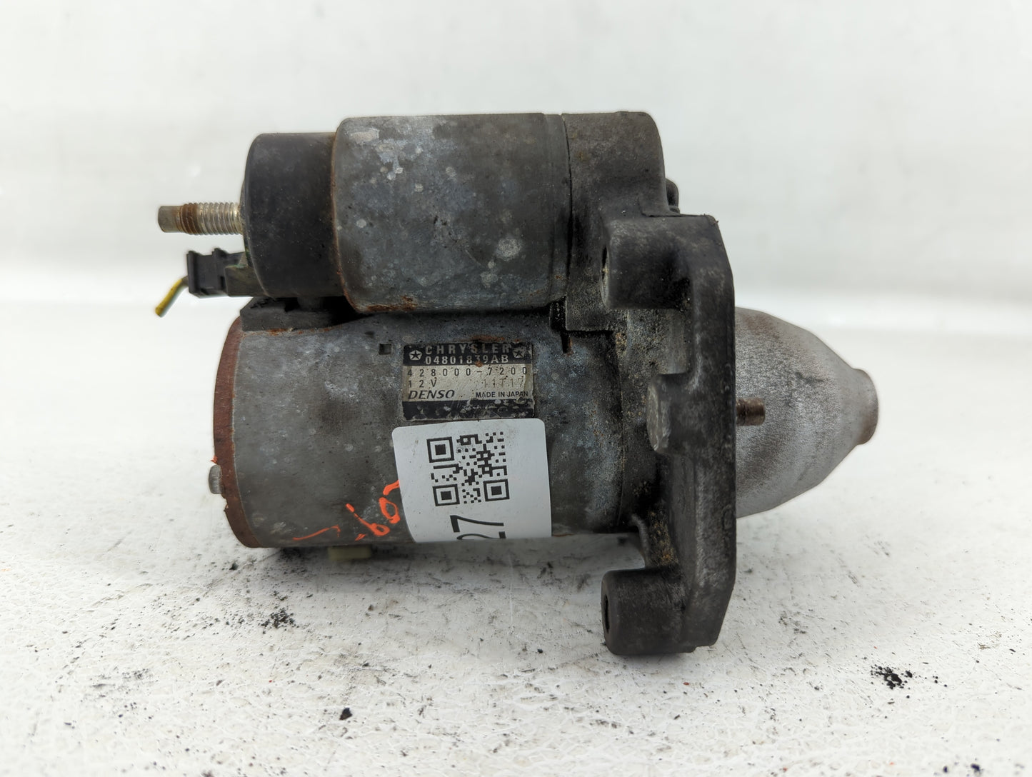 2017 Dodge Caravan Car Starter Motor Solenoid OEM P/N:428000-7200 04801839AB Fits OEM Used Auto Parts - Oemusedautoparts1.co