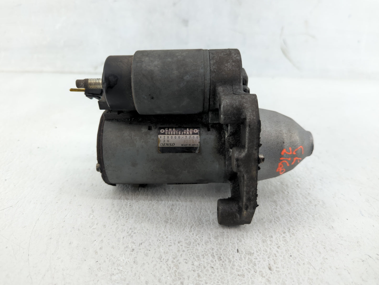 2017 Dodge Caravan Car Starter Motor Solenoid OEM P/N:428000-7200 04801839AB Fits OEM Used Auto Parts - Oemusedautoparts1.co