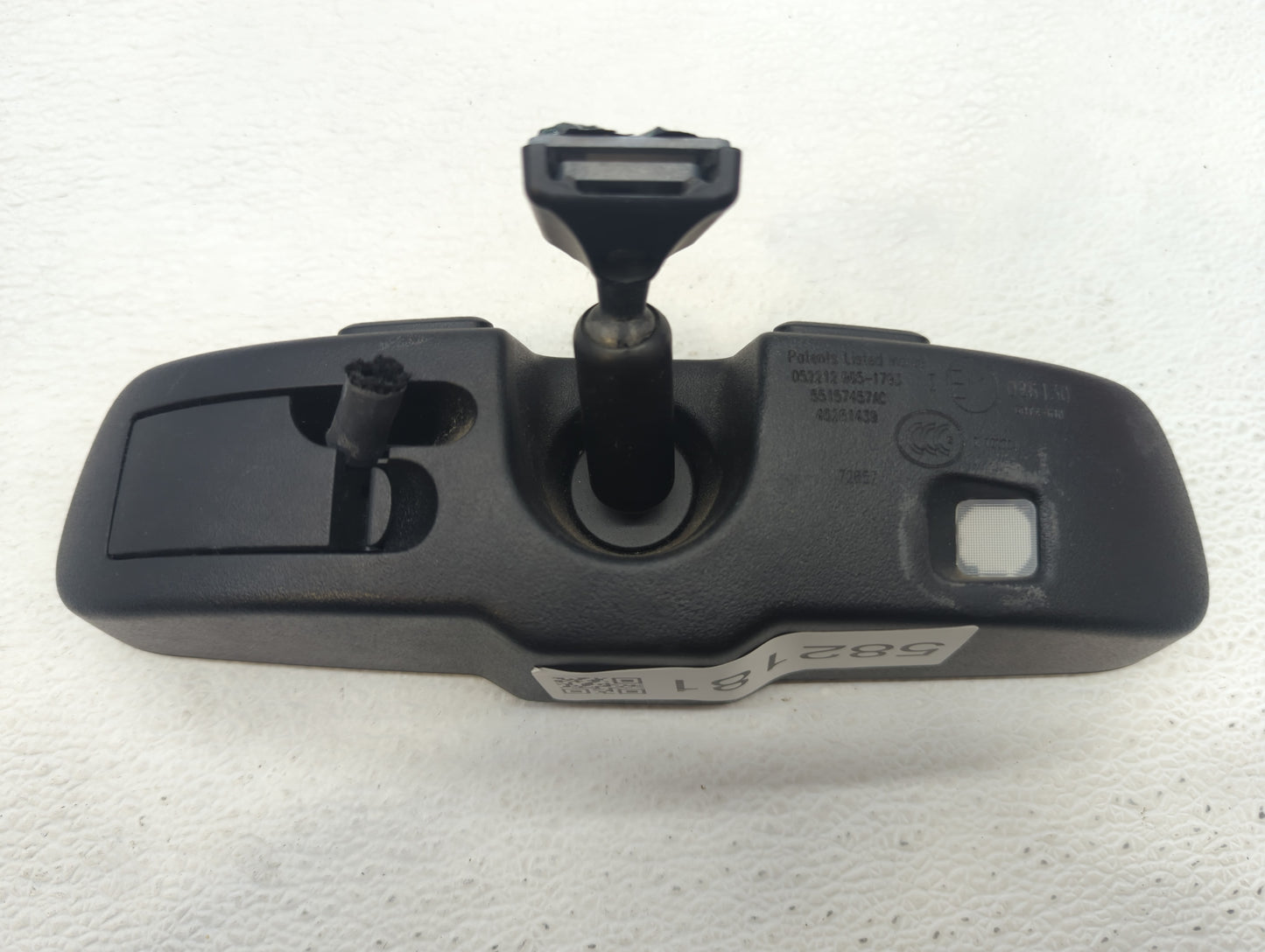 2017 Dodge Caravan Interior Rear View Mirror Replacement OEM P/N:E11026130 Fits Fits 2010 2011 2012 2013 2014 2015 2016 OEM 