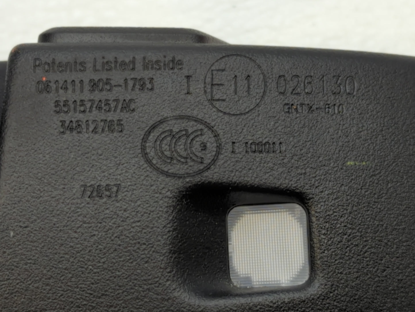 2017 Dodge Caravan Interior Rear View Mirror Replacement OEM P/N:E11026130 Fits Fits 2010 2011 2012 2013 2014 2015 2016 OEM 