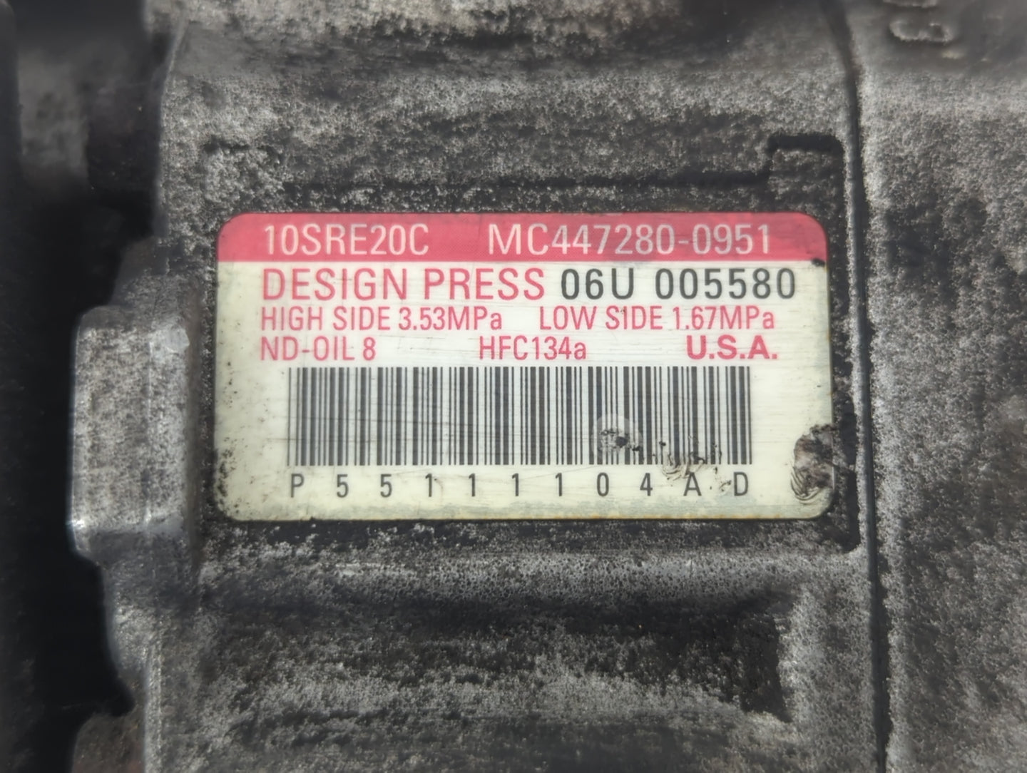 Dodge Caravan Air Conditioning A/c Ac Compressor Oem - Oemusedautoparts1.com