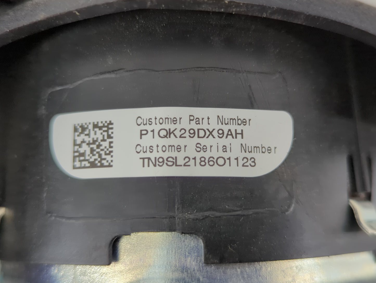 2017 Dodge Caravan Air Bag Driver Left Steering Wheel Mounted P/N:P1QK29DX9AH Fits Fits 2013 2014 2015 2016 2018 2019 2020 O