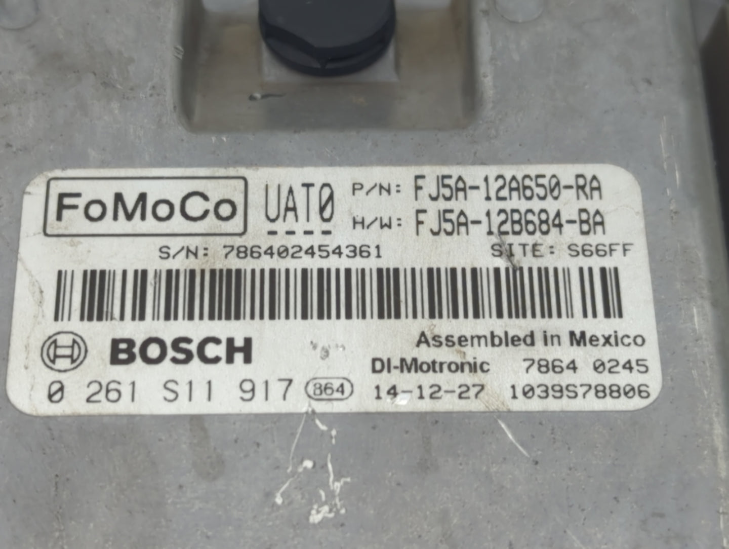 2017 Dodge Caravan PCM Engine Control Computer ECU ECM PCU OEM P/N:P68243295AA Fits Fits 2016 2018 2019 2020 OEM Used Auto P