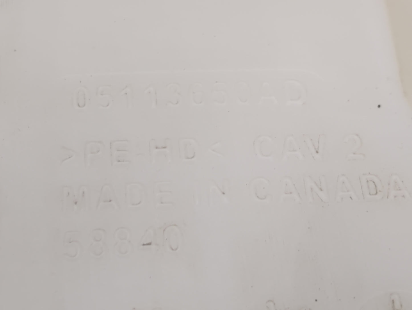 Dodge Caravan Windshield Washer Fluid Reservoir Bottle Oem - Oemusedautoparts1.com