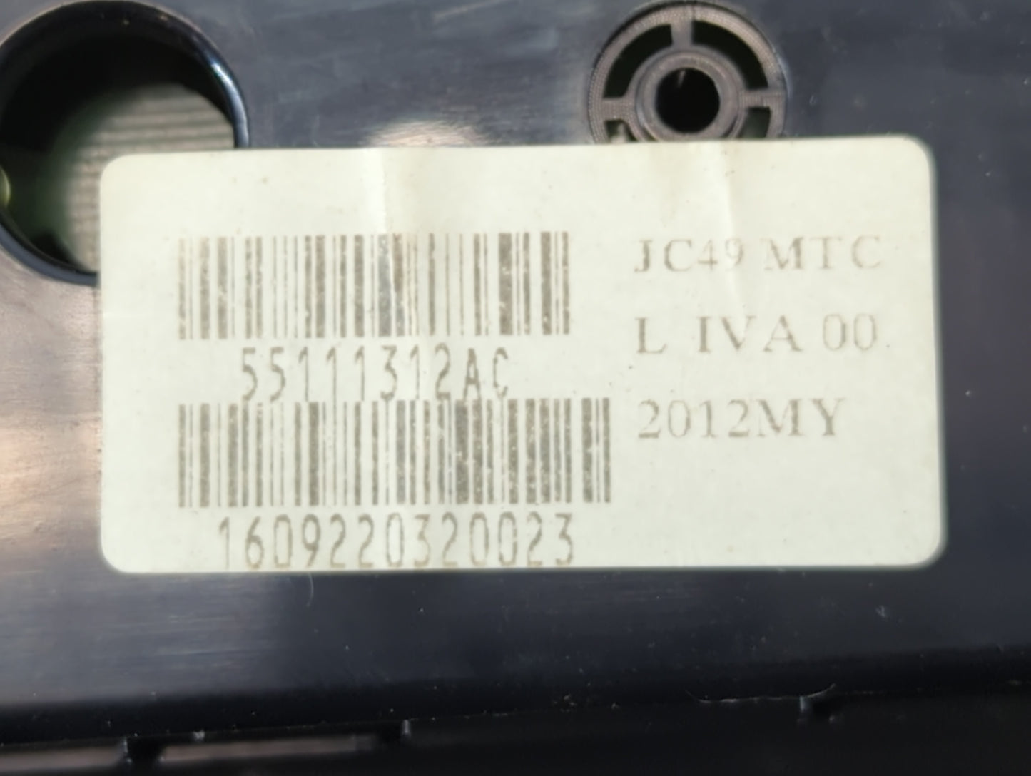 2017 Dodge Caravan Climate Control Module Temperature AC/Heater Replacement P/N:55111312AC Fits OEM Used Auto Parts - Oemuse