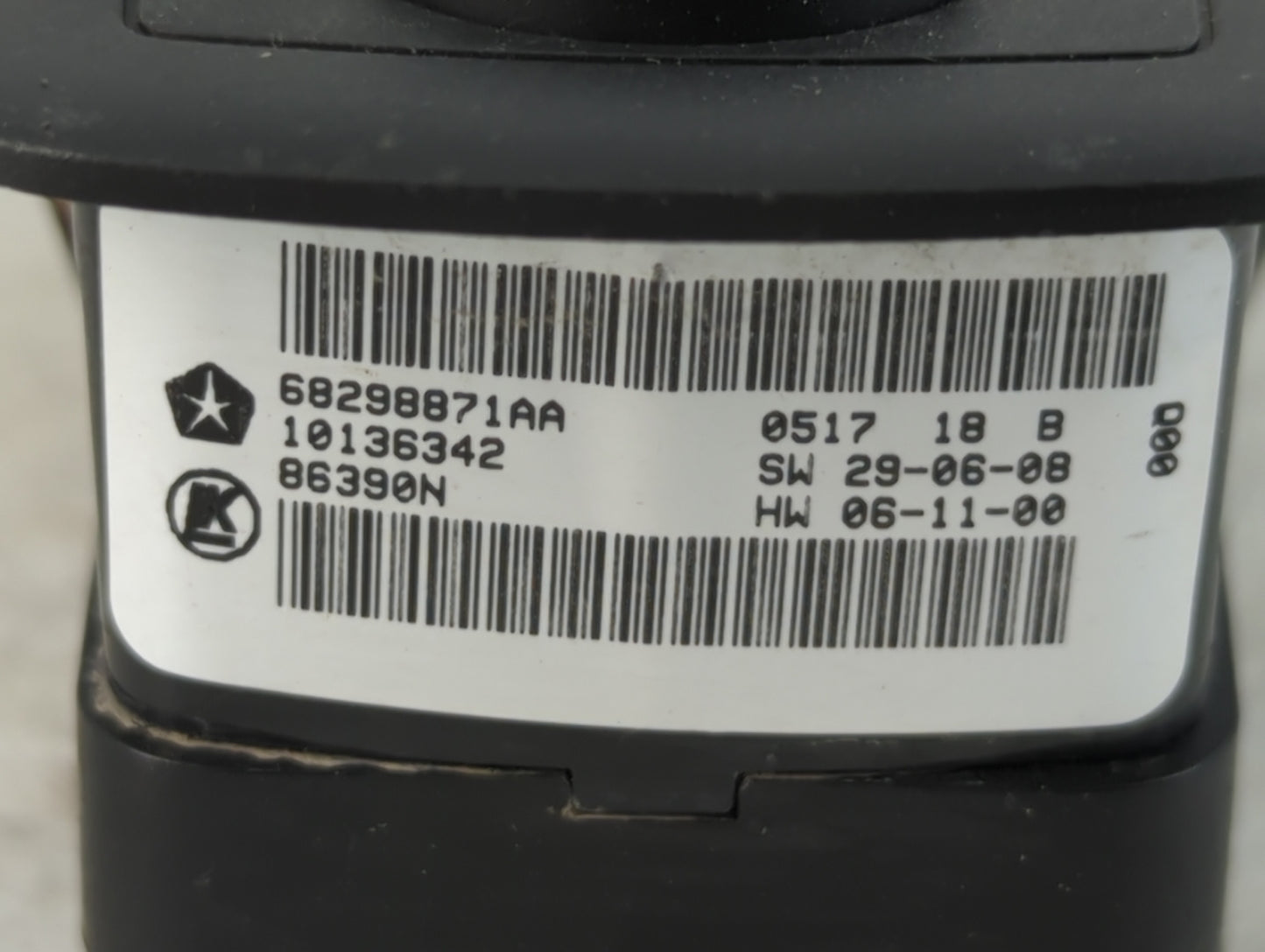 2017 Dodge Caravan Master Power Window Switch Replacement Driver Side Left P/N:68298871AA Fits Fits 2018 2019 2020 OEM Used 