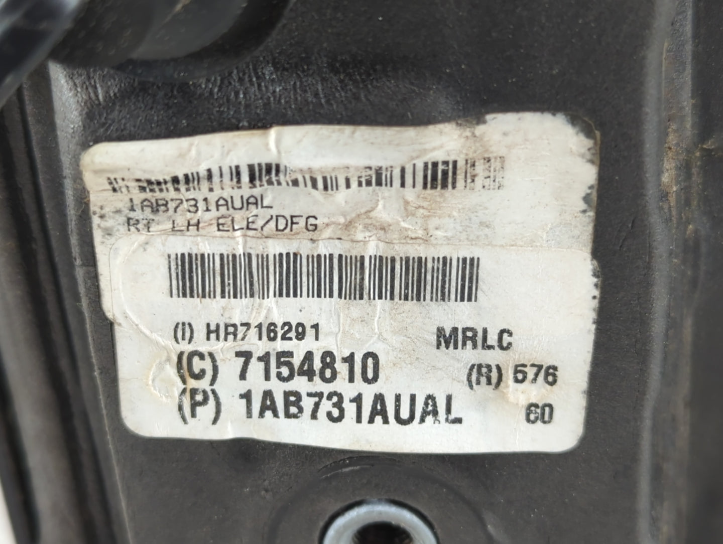 2017 Dodge Caravan Driver Side View Mirror - Left Door Mirror OEM Used - Oemusedautoparts1.com