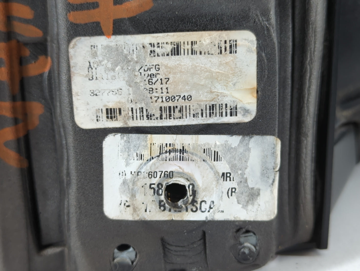 2017 Dodge Caravan Passenger Side View Mirror - Right Door Mirror OEM Used - Oemusedautoparts1.com