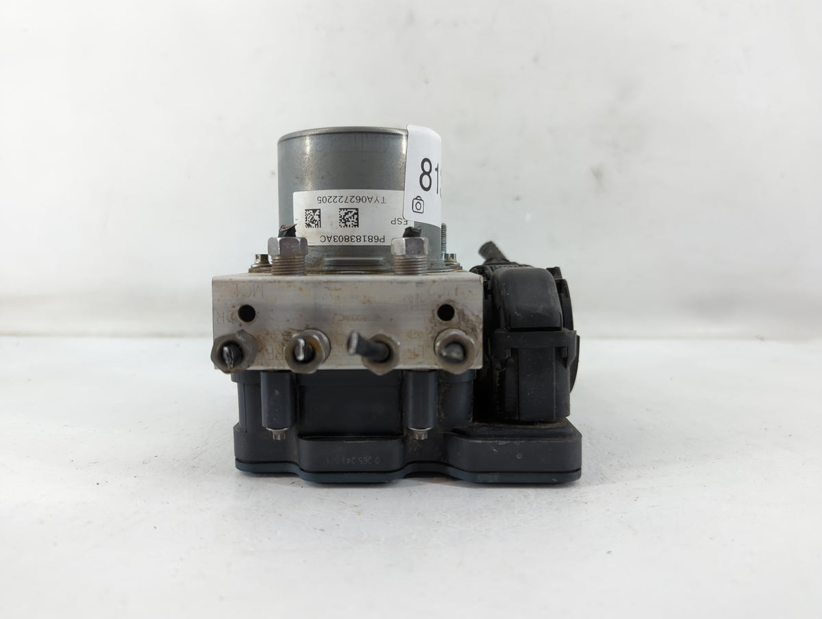 2017 Dodge Caravan Anti-Lock Brake ABS Pump Module Actuator OEM P/N:P68183803AC Fits Fits 2015 2016 2018 2019 2020 OEM Used 