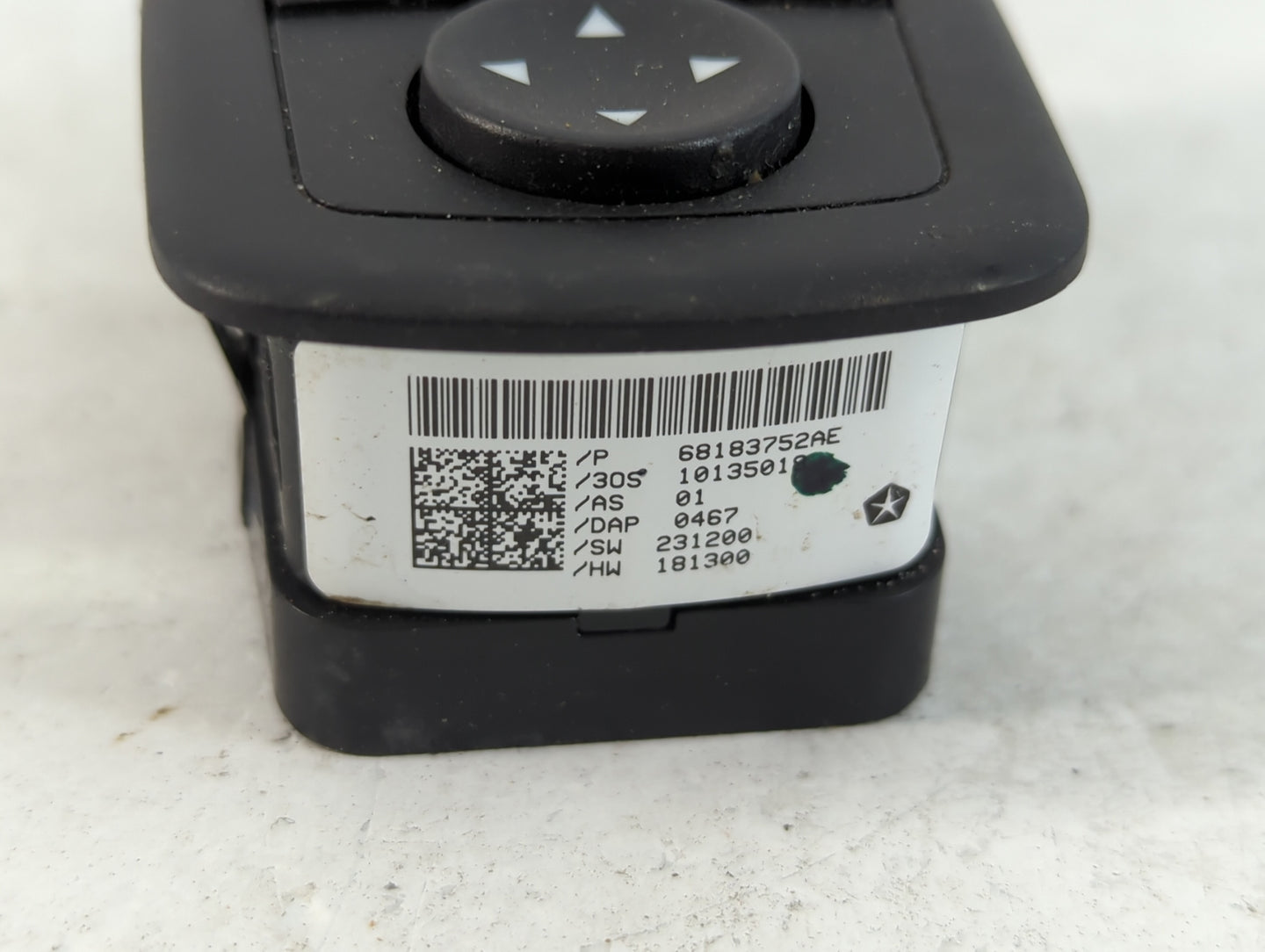 2015-2022 Dodge Challenger Master Power Window Switch Replacement Driver Side Left P/N:68183752AE Fits OEM Used Auto Parts -