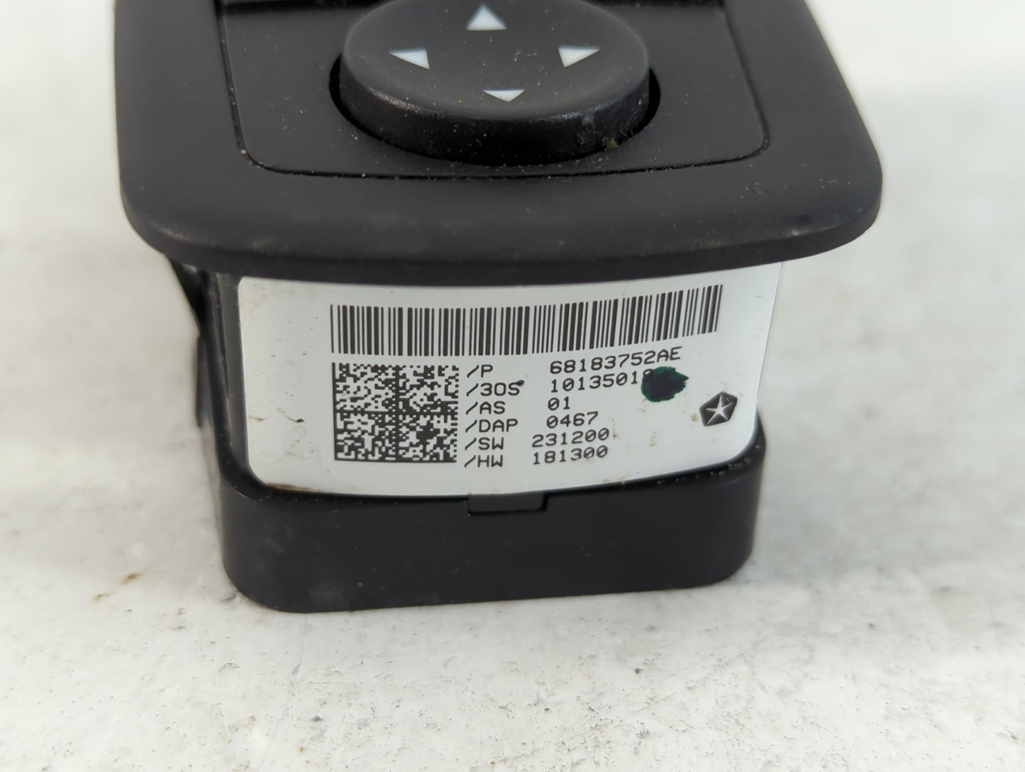 2015-2022 Dodge Challenger Master Power Window Switch Replacement Driver Side Left P/N:68183752AE Fits OEM Used Auto Parts -