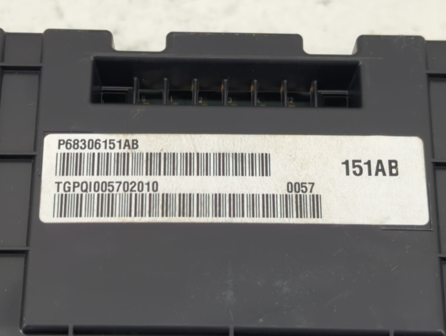 2017 Dodge Challenger Instrument Cluster Speedometer Gauges P/N:P68306151AB Fits OEM Used Auto Parts - Oemusedautoparts1.com