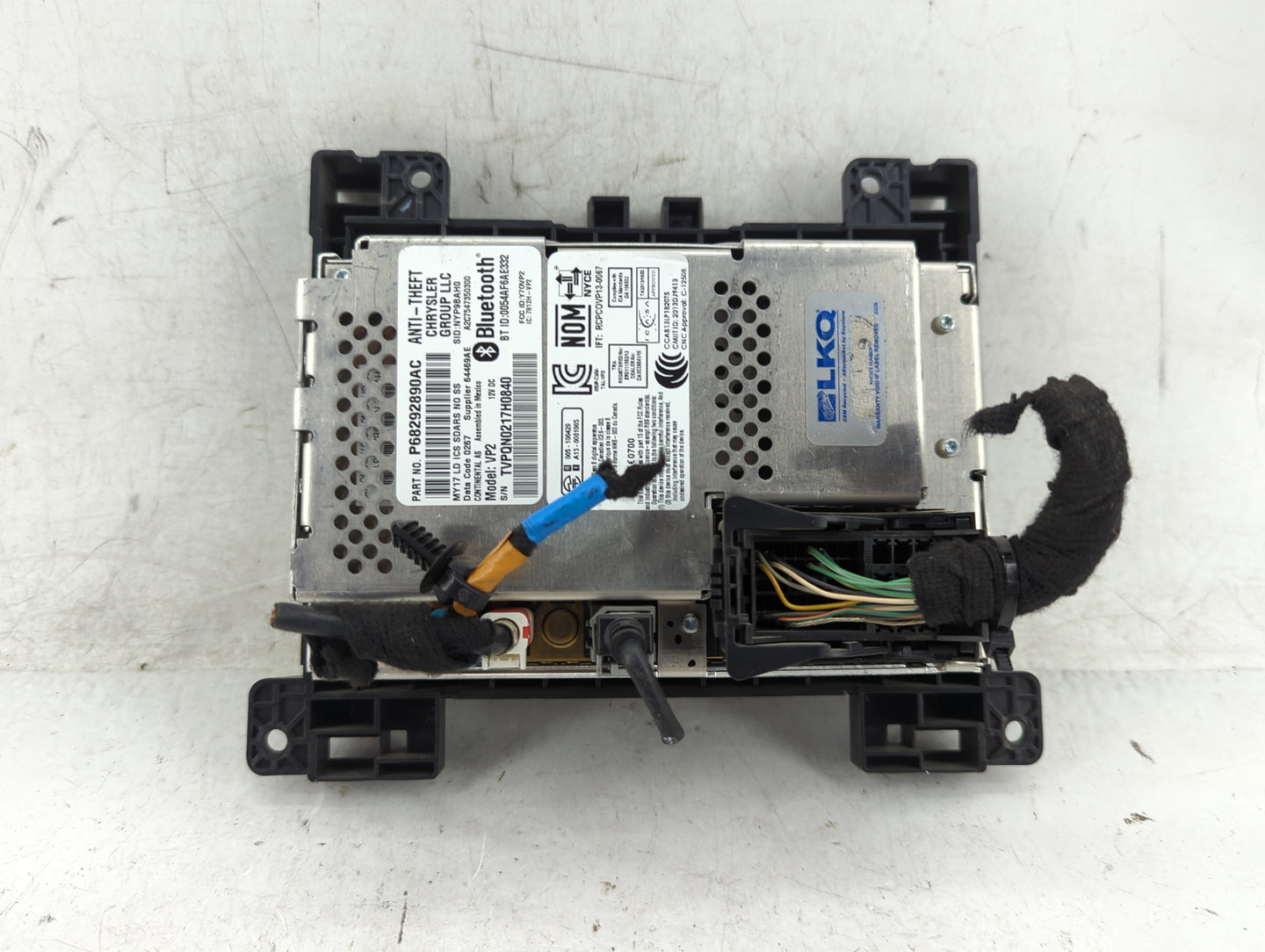 2017 Dodge Challenger Radio AM FM Cd Player Receiver Replacement P/N:68292890AC Fits OEM Used Auto Parts - Oemusedautoparts1