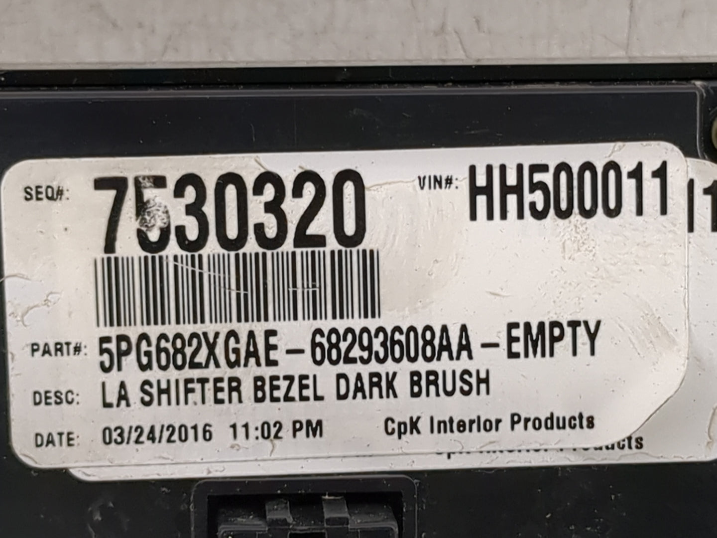 2015-2016 Dodge Challenger Climate Control Module Temperature AC/Heater Replacement P/N:7530320 Fits Fits 2015 2016 OEM Used