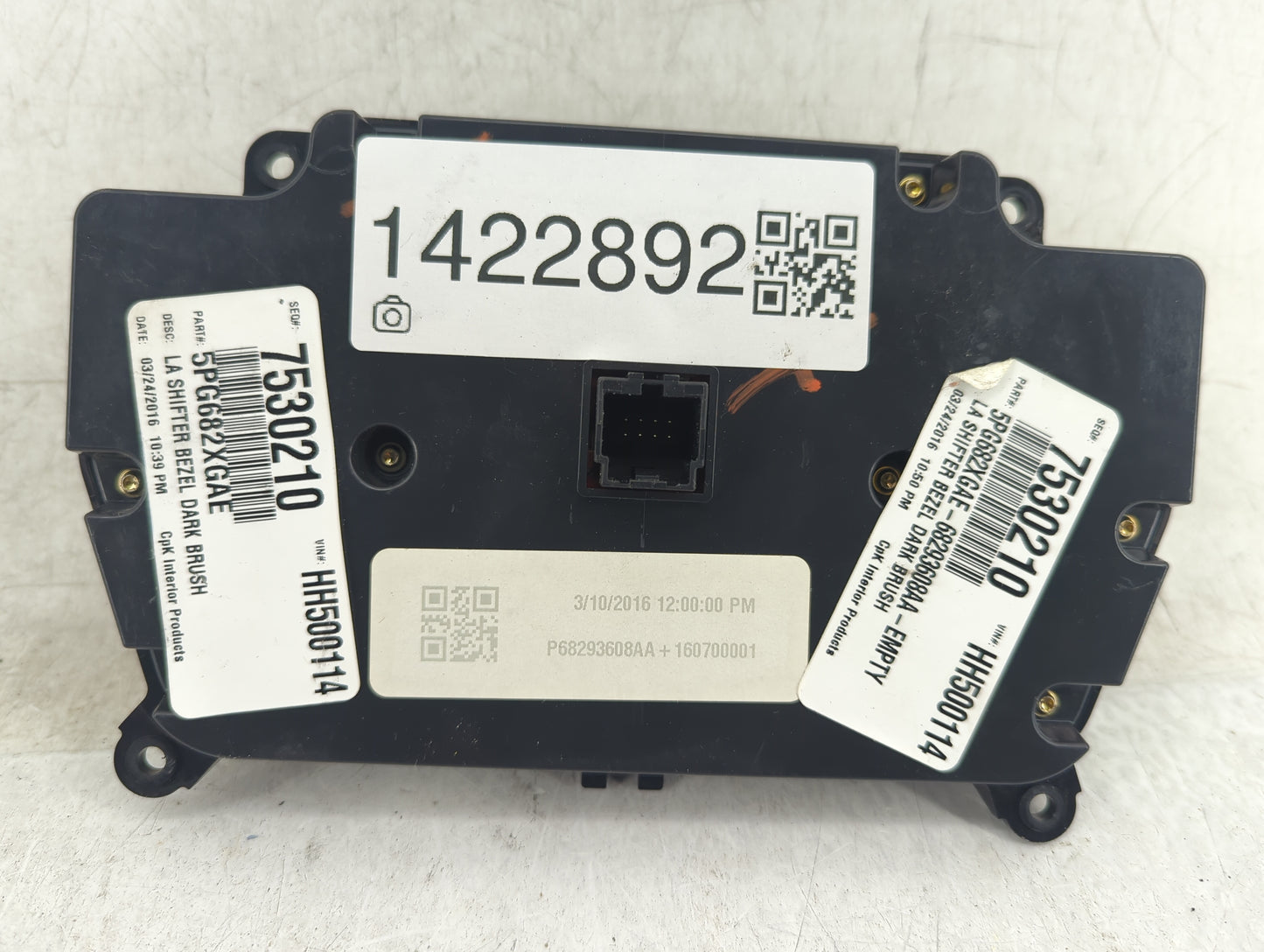 2015-2016 Dodge Challenger Climate Control Module Temperature AC/Heater Replacement P/N:5PG682XGAE 68293608AA Fits Fits 2015