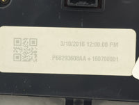 2015-2016 Dodge Challenger Climate Control Module Temperature AC/Heater Replacement P/N:5PG682XGAE 68293608AA Fits Fits 2015